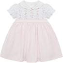 Lilah Floral Dress - Pale Pink