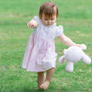 Lilah Floral Dress - Pale Pink