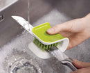 BladeBrush™ Green Knife & Cutlery Cleaning Brush
