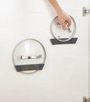 CupboardStore Set of 4 Grey Pan Lid Holders