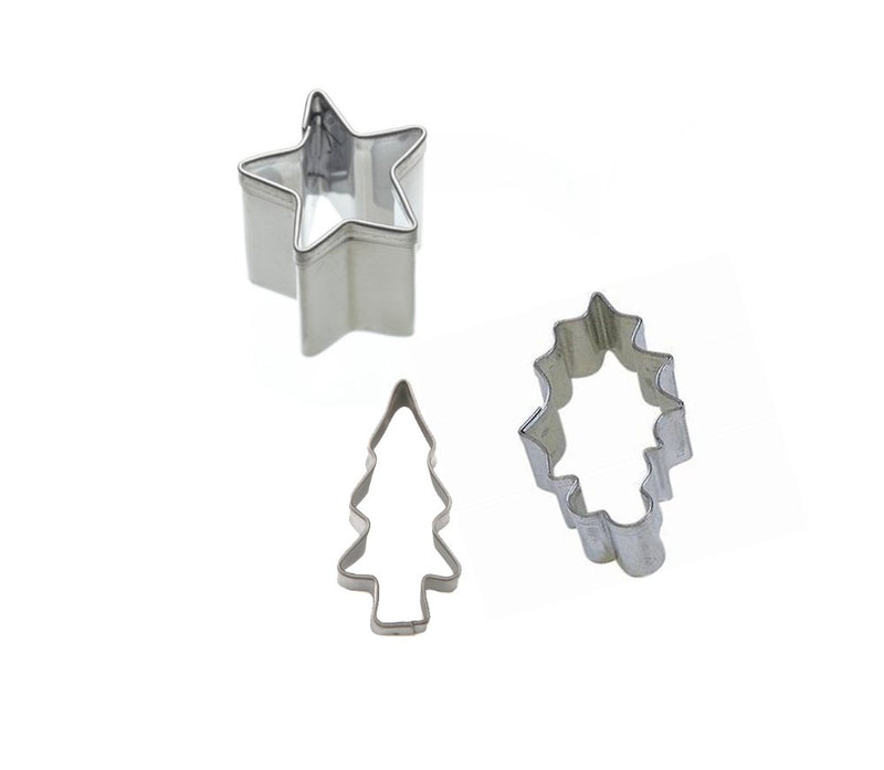 Mince Pie & Icing Cutters Set of 3