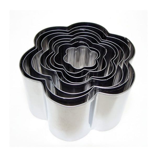 8 Piece Flower Cookie Cutter Set
