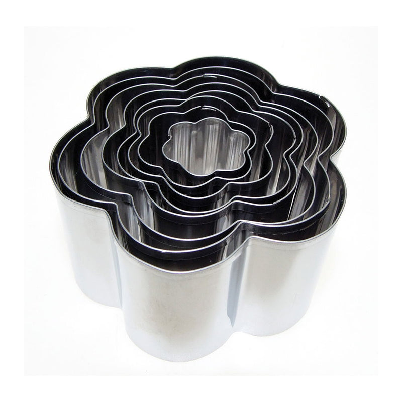 8 Piece Flower Cookie Cutter Set