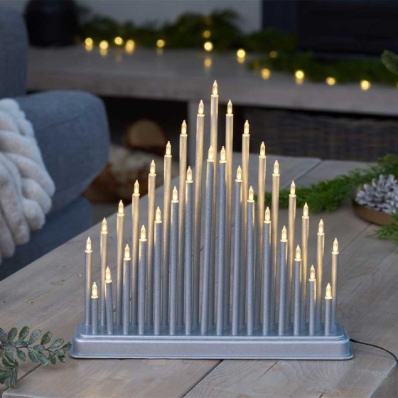 33 LED Candlebridge - Silver