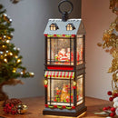 SnowSwirl Santas Home Lantern