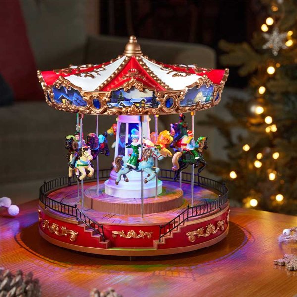 Magic Carousel SnowScene