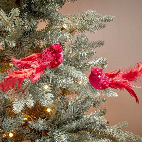 Glitter Bird Ruby - 2 Pack