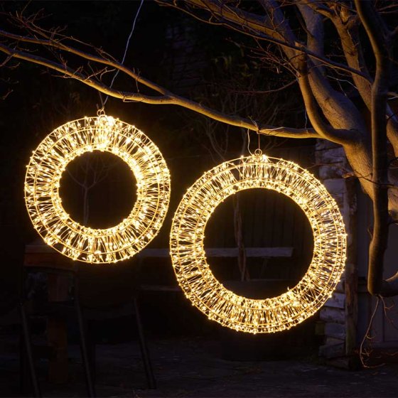 1440 LED Galaxy Wreath - Warm White