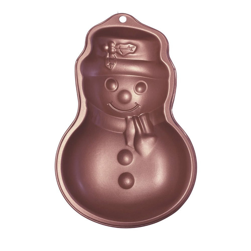 Copper Snowman Cake Pan