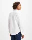 Battery Hem Shirt - White+