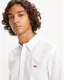 Battery Hem Shirt - White+