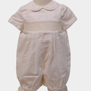 Robert Linen Romper - White