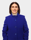 Mid Mandarin Coat - Royal