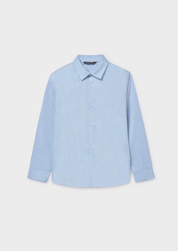 Basic Long Sleeve Shirt - Light Blue 12