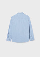 Basic Long Sleeve Shirt - Light Blue 12
