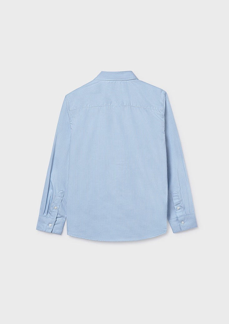 Basic Long Sleeve Shirt - Light Blue 12