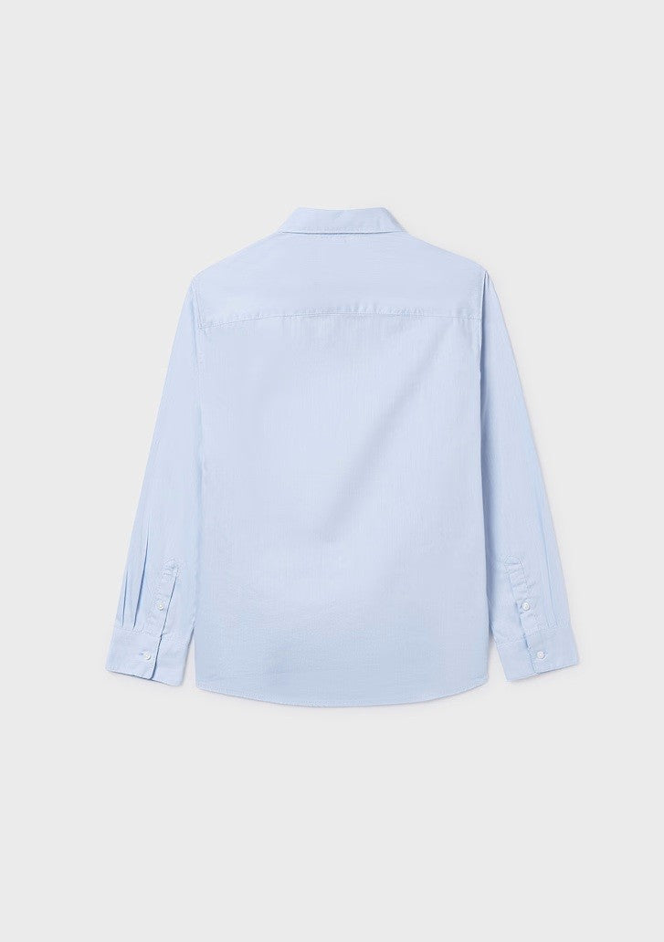 Basic Long Sleeve Shirt - Light Blue 14
