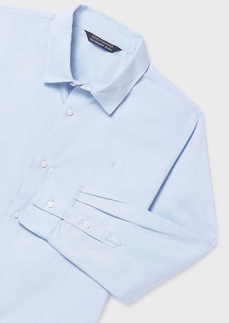 Basic Long Sleeve Shirt - Light Blue 14