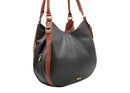 Multi Pocket Hobo - Black/tan