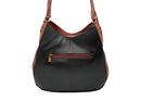 Multi Pocket Hobo - Black/tan