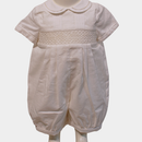 Robert Linen Romper - White