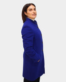 Mid Mandarin Coat - Royal