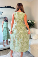 Monroe Midi Sundress - Green