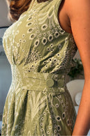 Monroe Midi Sundress - Green