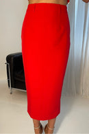 Vicky Reversible Skirt - Red
