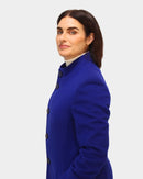 Mid Mandarin Coat - Royal