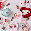 Stoneware Set of 4 Mini Heart Bowls