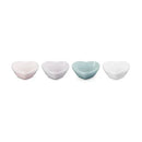 Stoneware Set of 4 Mini Heart Bowls