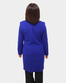 Mid Mandarin Coat - Royal