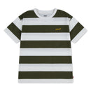 Big Stripe Tee - Olive Night