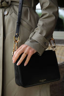 Margarita Zip Top Crossbody - Black