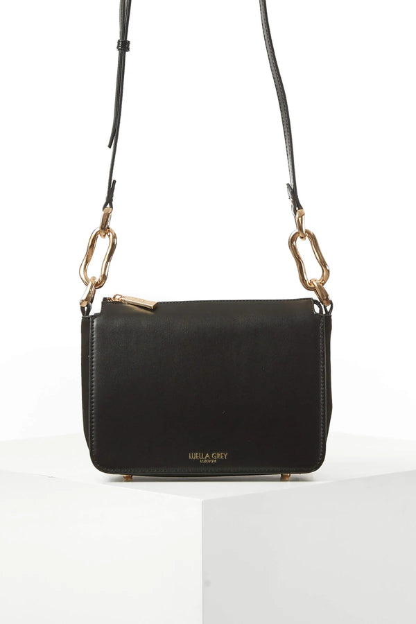 Margarita Zip Top Crossbody - Black