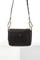 Margarita Zip Top Crossbody - Black