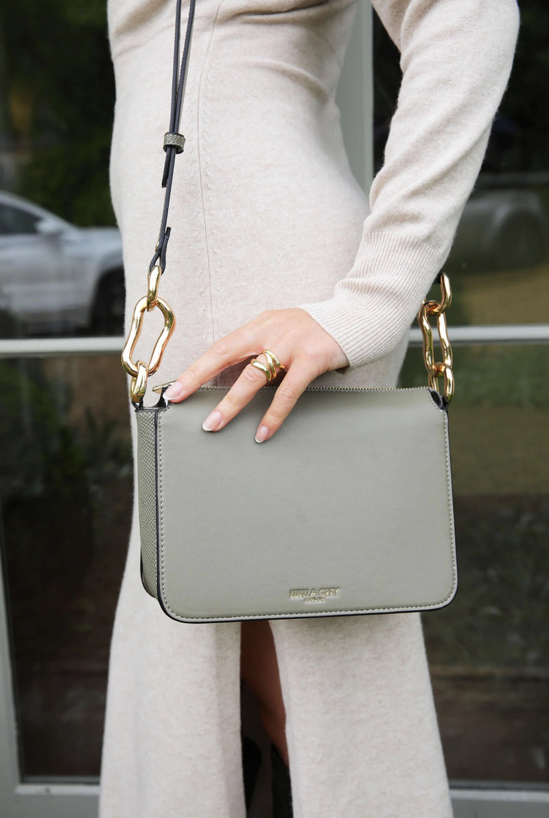 Margarita Zip Top Crossbody - Sage
