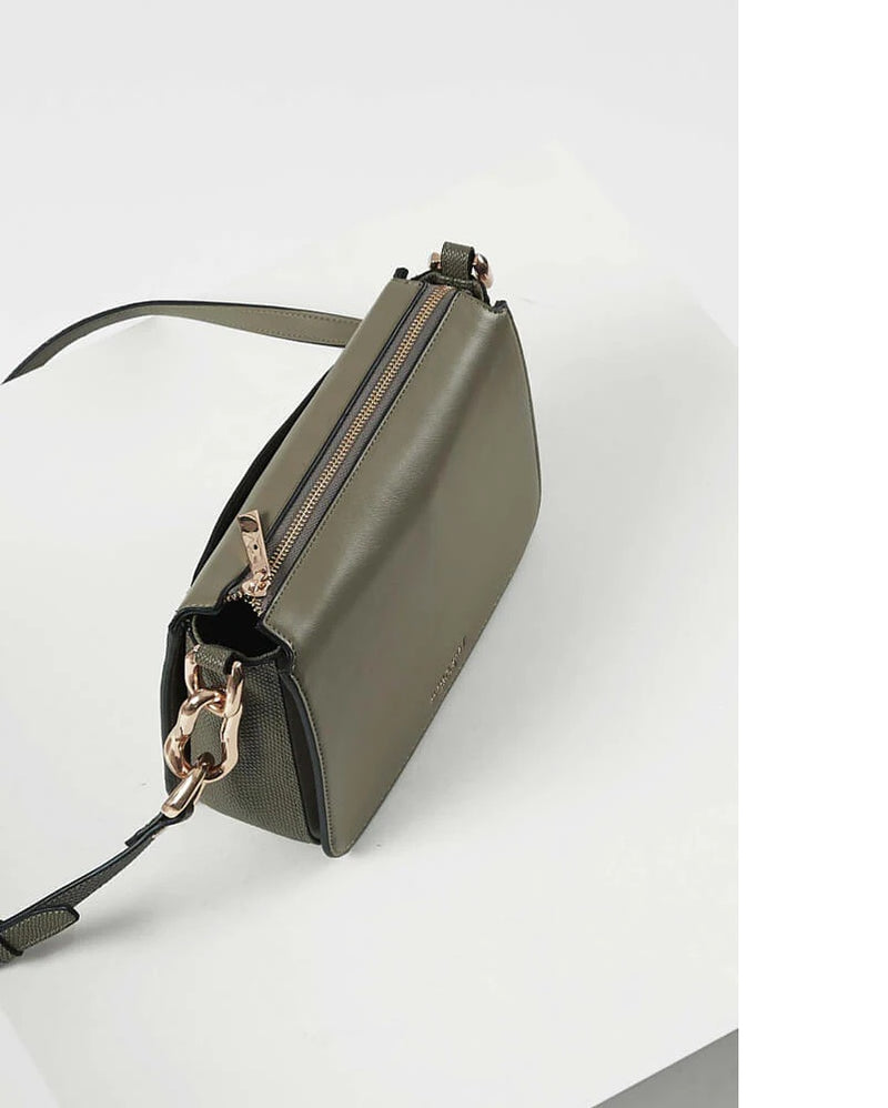 Margarita Zip Top Crossbody - Sage