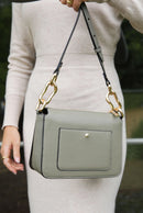 Margarita Zip Top Crossbody - Sage