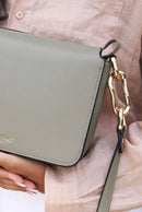 Margarita Zip Top Crossbody - Sage