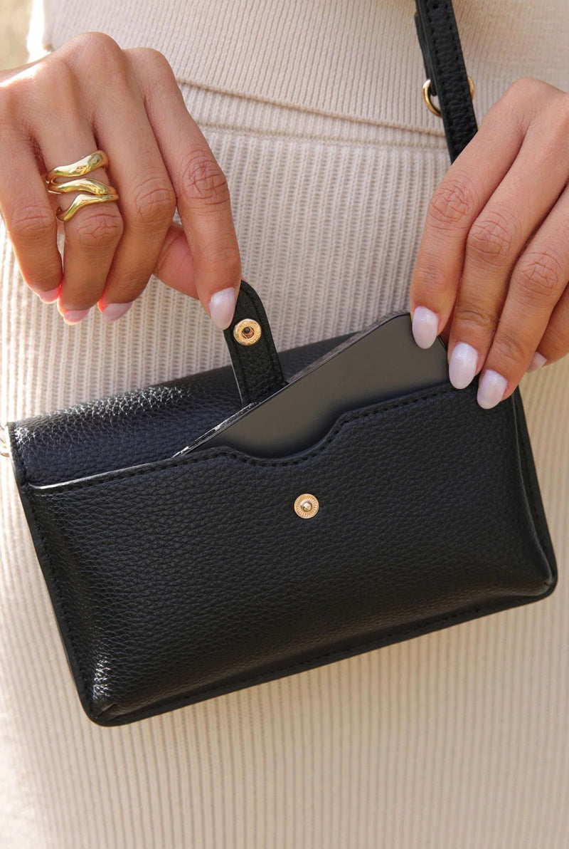 Eloise Phone Bag - Black