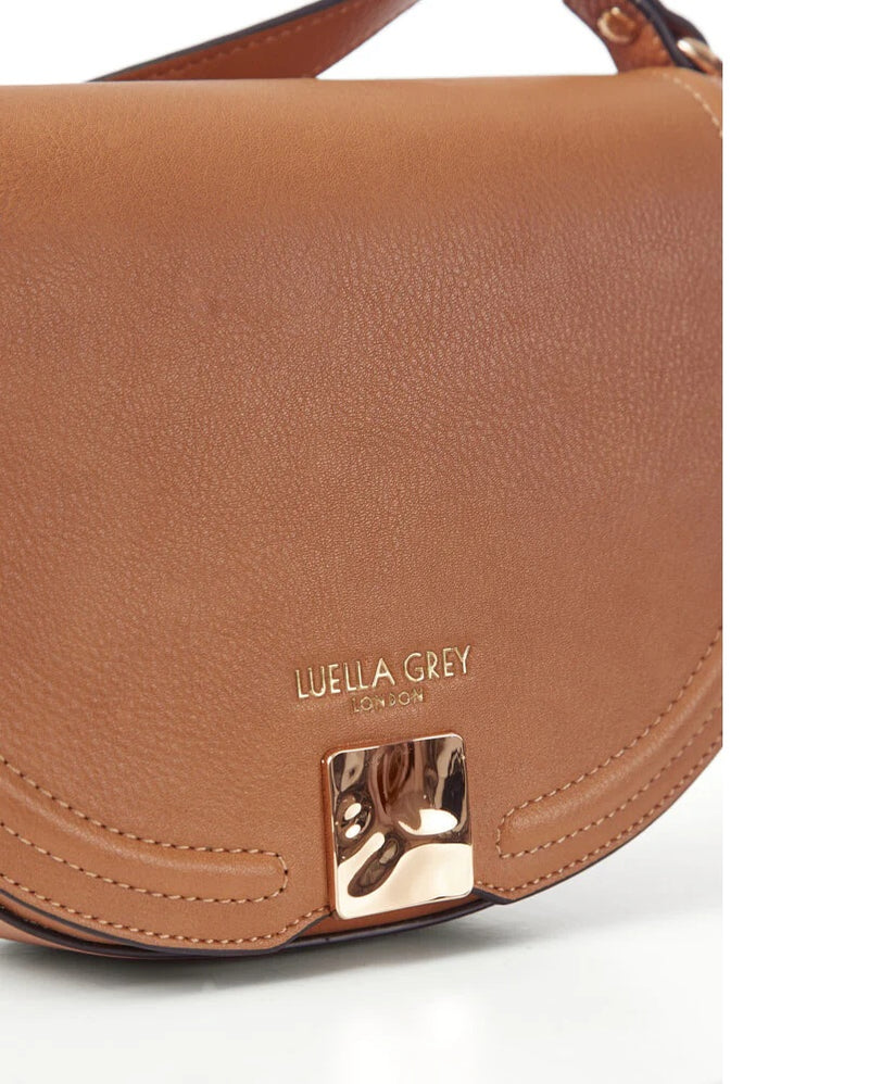 Tara Saddle Crossbody - Tan