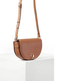 Tara Saddle Crossbody - Tan