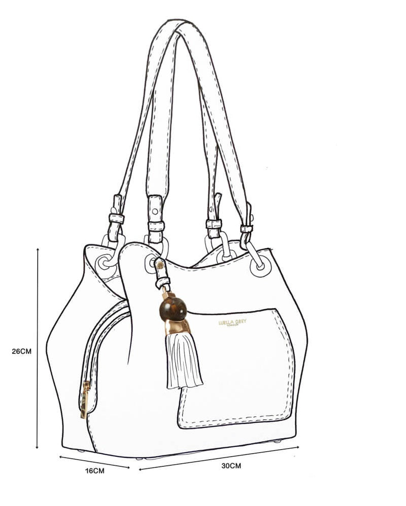 Sienna Hobo Tote - Black