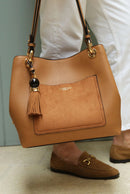 Sienna Hobo Tote - Tan