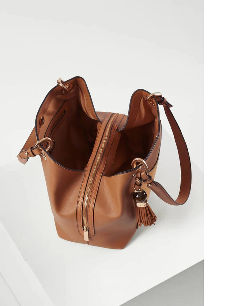 Sienna Hobo Tote - Tan