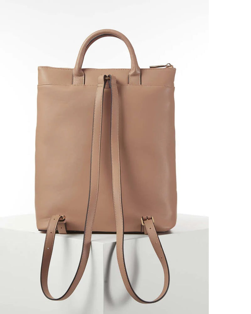 Audrey Laptop Backpack - Taupe