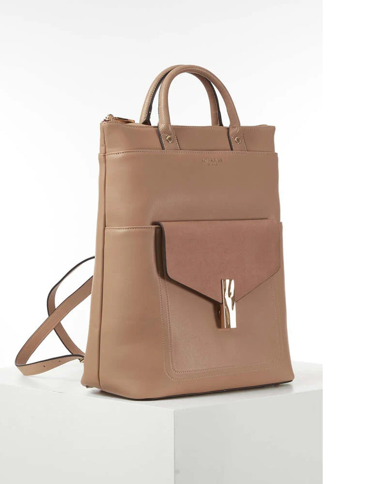 Audrey Laptop Backpack - Taupe