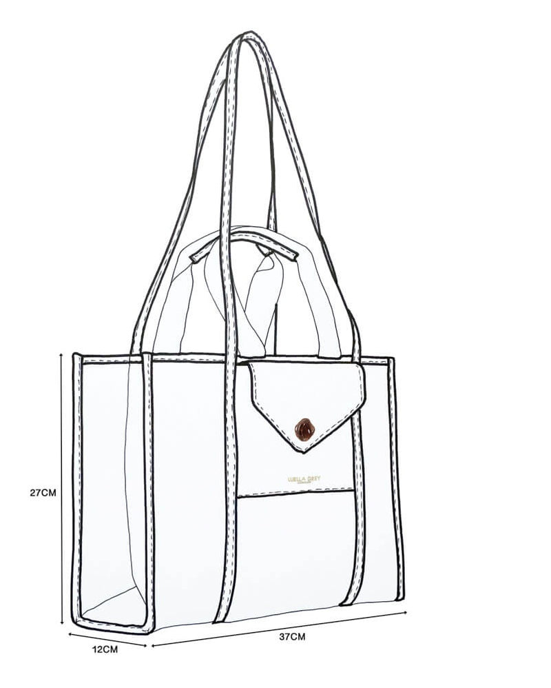 Giselle Laptop Tote - Tan